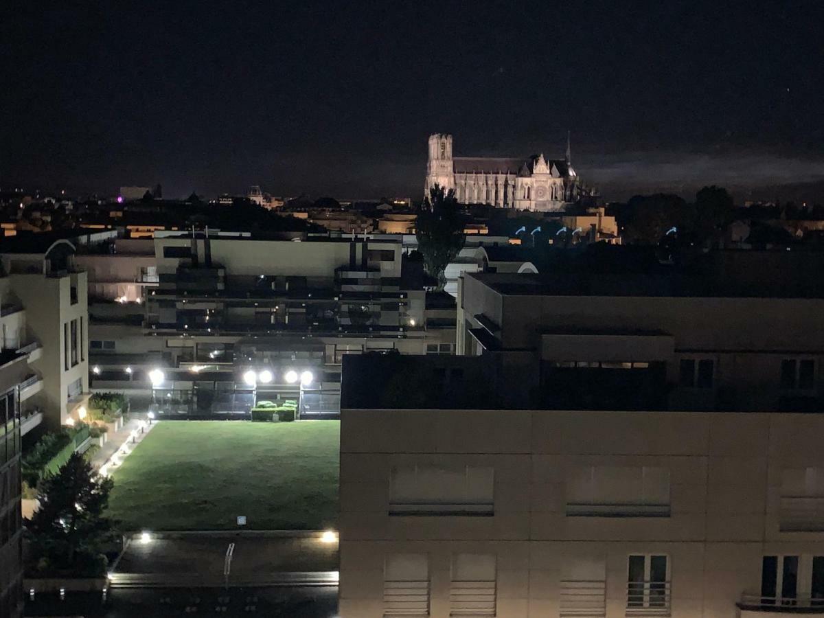 Le Septieme - Vue Cathedrale - Saint Remi Lägenhet Reims Exteriör bild